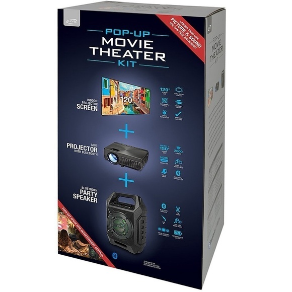 iLive Pop-up Movie Theater Projector Bundle - Picture 3 of 3